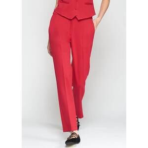 NEW VILAGALLO tiffany straight pants in red